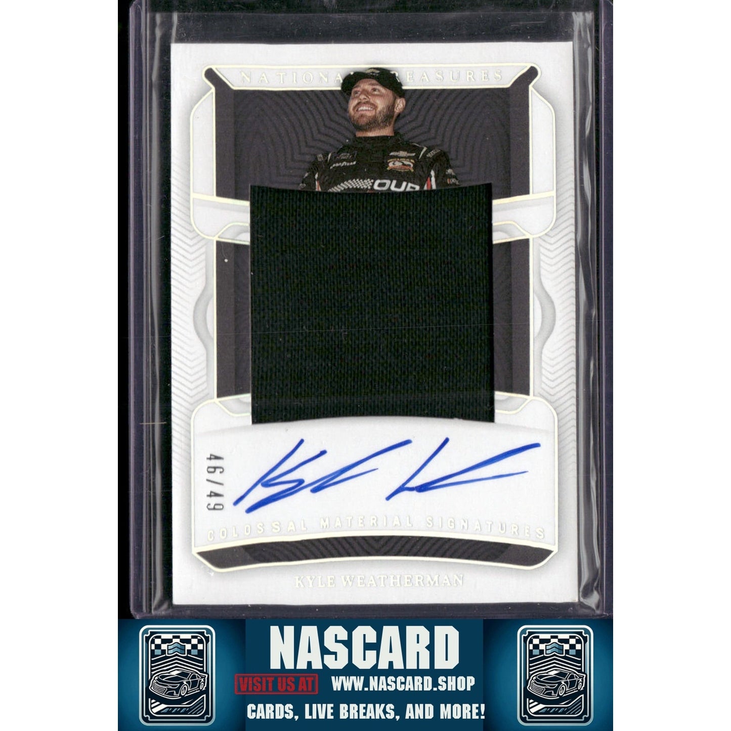 2023 National Treasures Kyle Weatherman Colossal Material Signature Silver /49