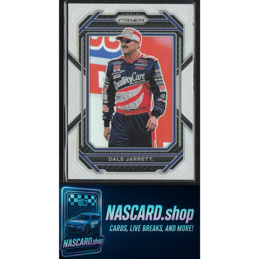 2023 Panini Prizm #14 Dale Jarrett White Prizm #/5