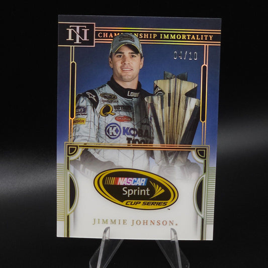 2023 National Treasures Championship Immortality Gold #CI24 Jimmie Johnson /10 - NASCARD.shop