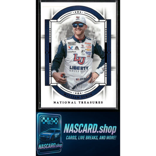 2024 Panini National Treasures #5 William Byron Purple #/3
