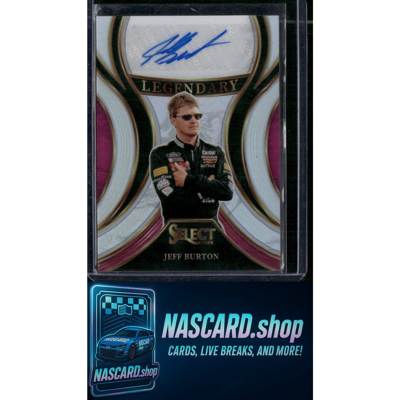 2024 Panini Select #LS-JBT Jeff Burton Legendary Signatures - NASCARD.shop