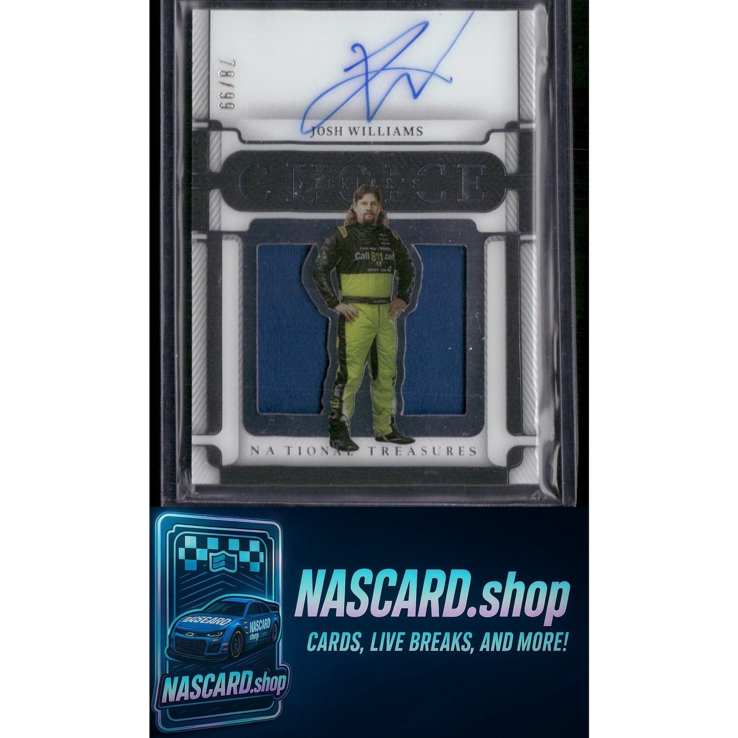 2024 Panini National Treasures #EC-JWS Josh Williams 2023 Ecklar's Choice #/99