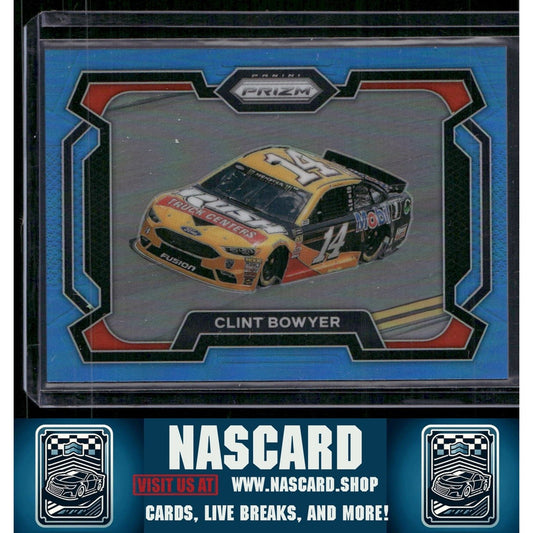 2024 Panini Prizm #3 Clint Bowyer Carolina Blue - NASCARD.shop