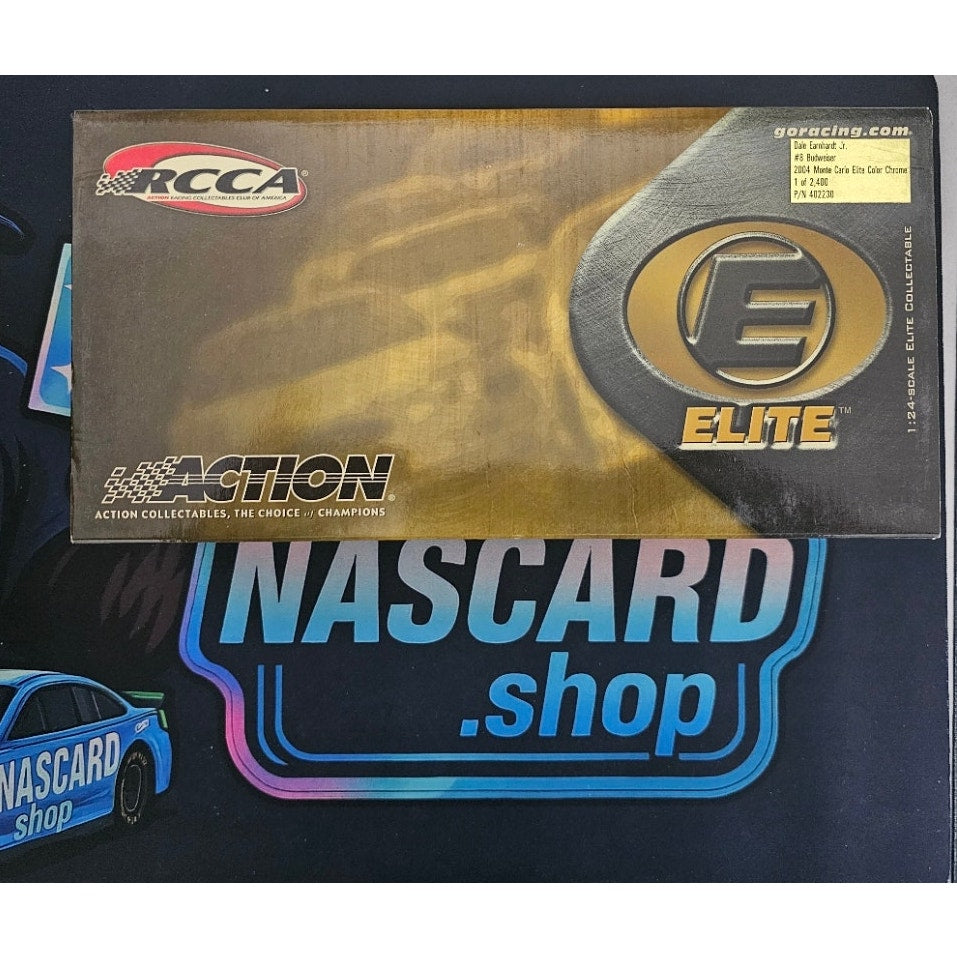 Dale Earnhardt Jr. #8 Budweiser 2004 Color Chrome Diecast Car 1:24 Elite Ultra Rare 1 of 2400