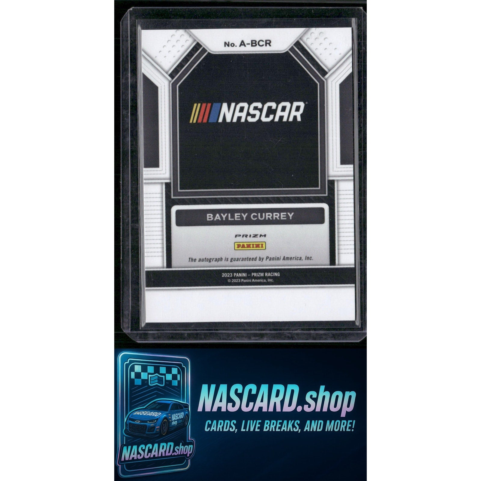 2023 Panini Prizm #A-BCR Bayley Currey Autographs Prizm - NASCARD.shop
