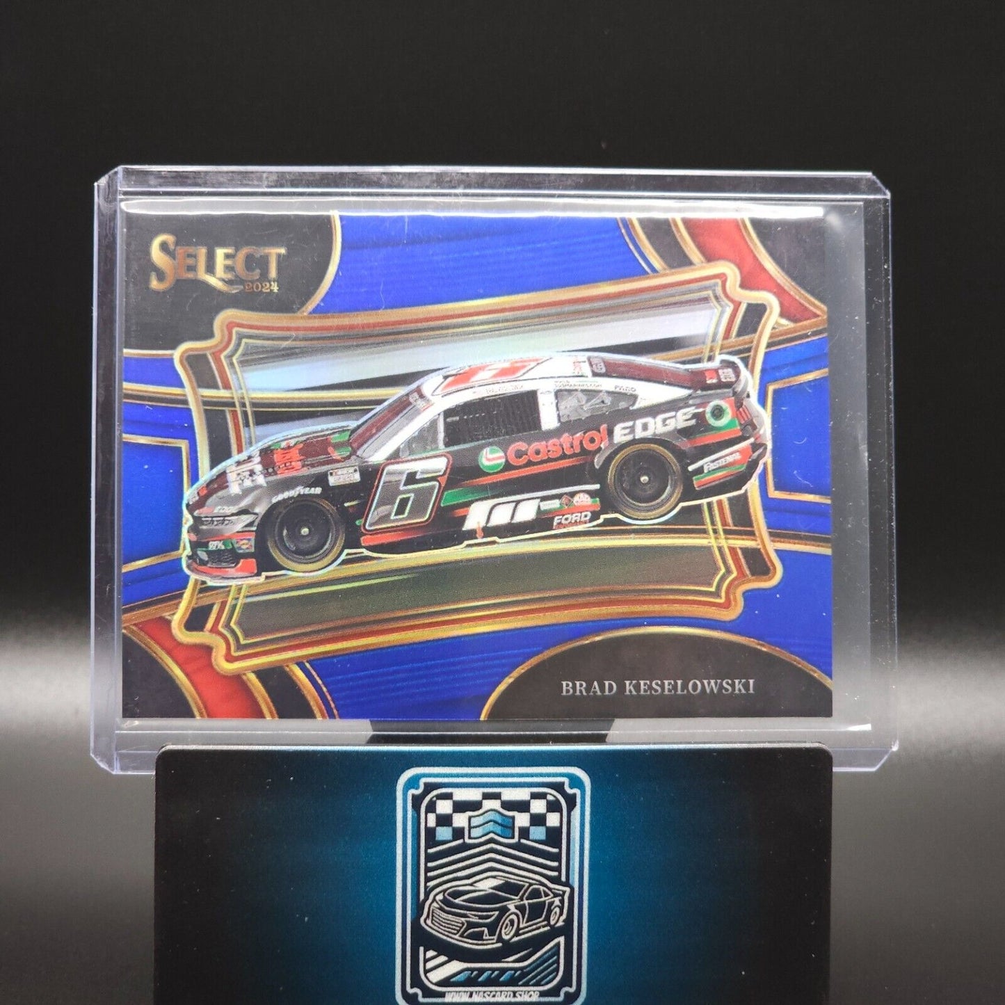 2024 Panini Select - Pit Road Blue Prizm #110 Brad Keselowski /175 - NASCARD.shop