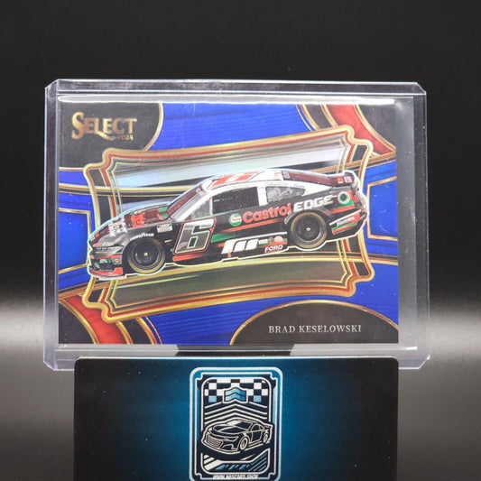 2024 Panini Select - Pit Road Blue Prizm #110 Brad Keselowski /175 - NASCARD.shop