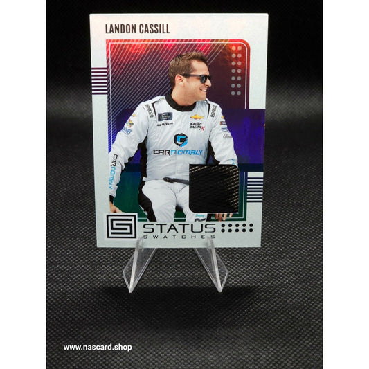 2023 Panini Chronicles Status Swatches #SS-LC Landon Cassill Race Worn / Used - NASCARD.shop
