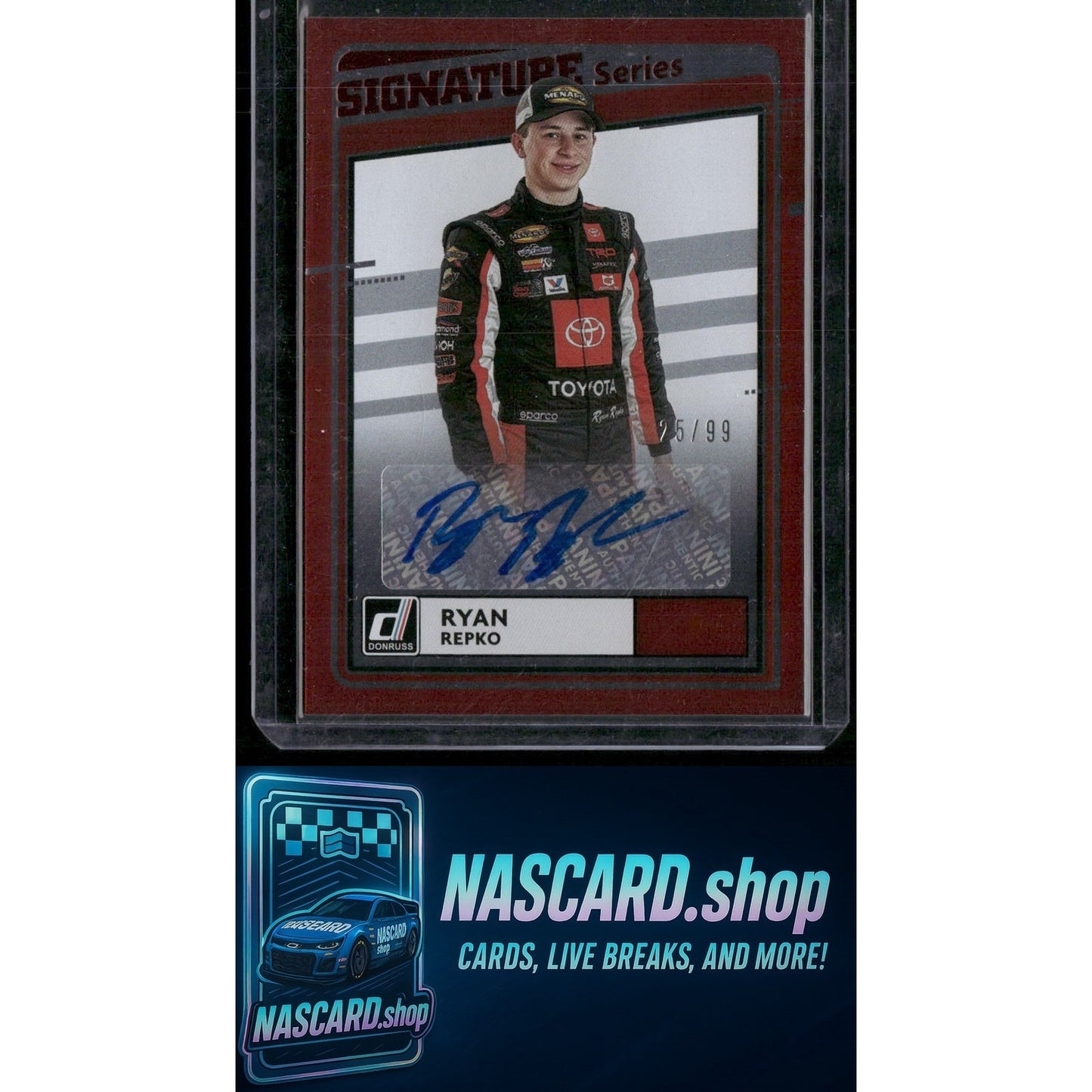 2021 Donruss #SS-RR Ryan Repko Signature Series Red #/99