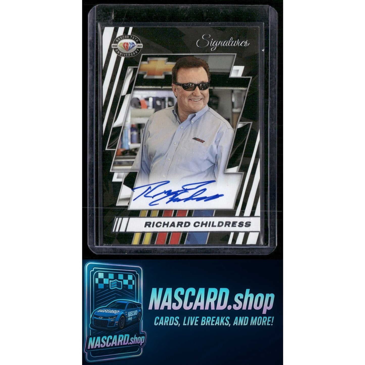 2024 Donruss #75-RC Richard Childress NASCAR 75th Anniversary Signatures