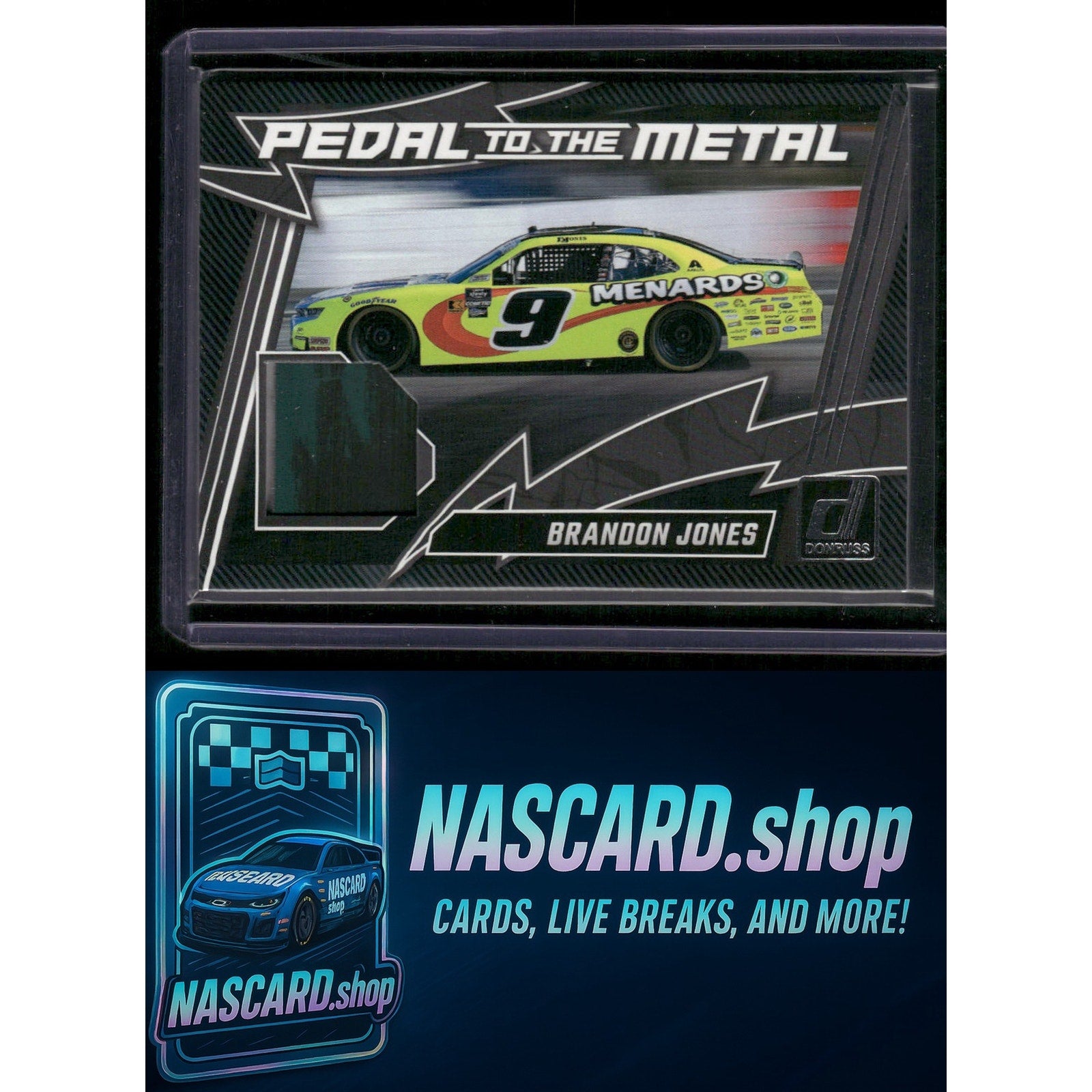 2025 Donruss #PM-BJN Brandon Jones Pedal to the Metal Materials - NASCARD.shop