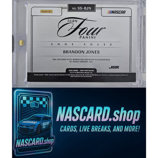 2025 Panini Turn Four #SS-BJN Brandon Jones Shoe Soles #/40