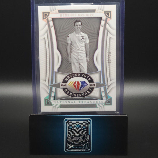 2023 National Treasures NASCAR Diamond Anniversary SIlver Hershel McGriff 15/15 - NASCARD.shop