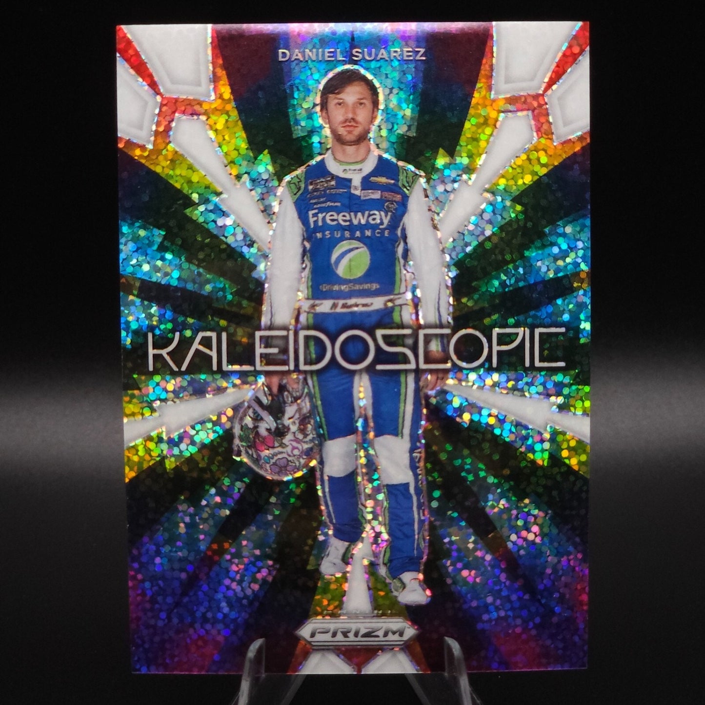 2023 Panini Prizm - Kaleidoscopic Daniel Suarez #K16 White Sparkle Prizm