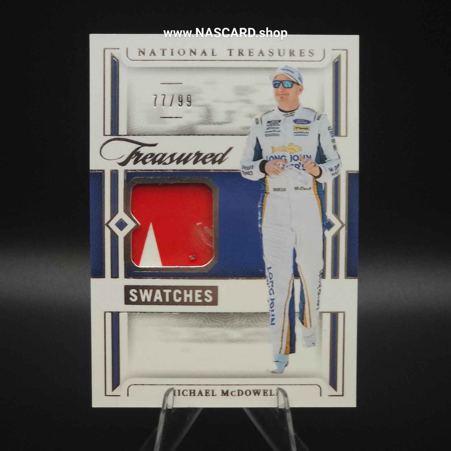 2024 Panini National Treasures Treasured Swatches Michael McDowell /99 - NASCARD.shop
