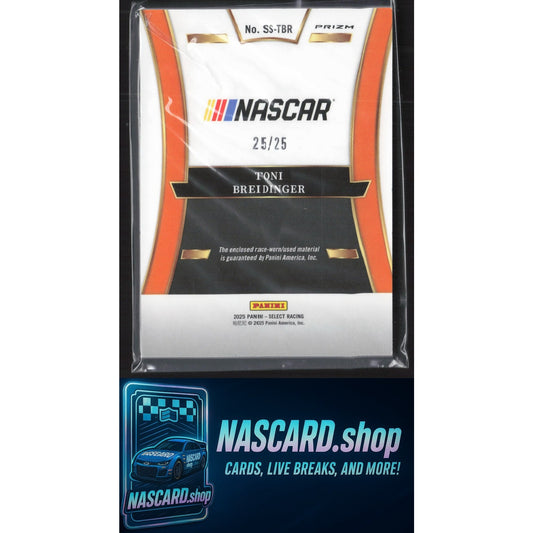 2025 Panini Select Toni Breidinger Selective Swatches Tie-Dye Prizms #25/25