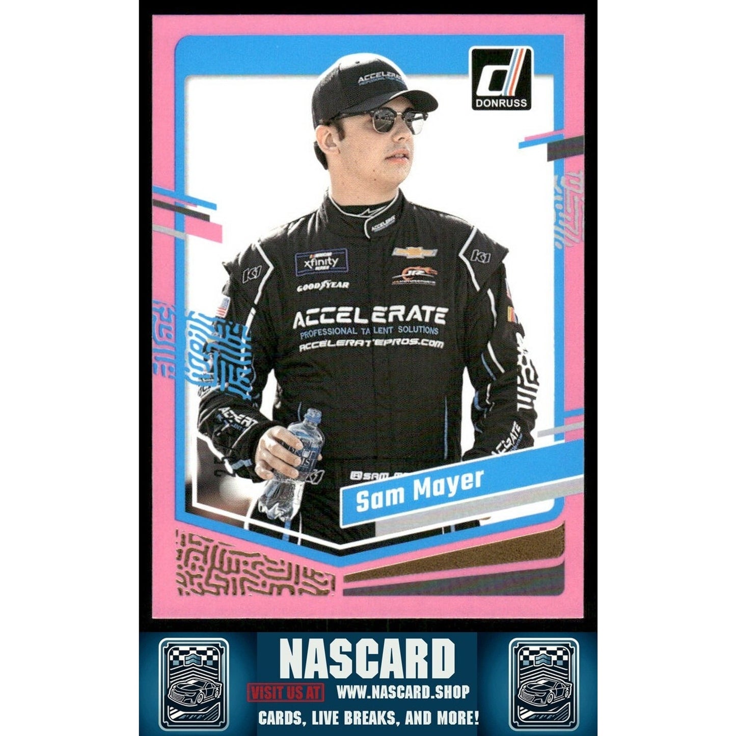 2024 Panini Donruss NASCAR - Sam Mayer #25 Pink 25/25