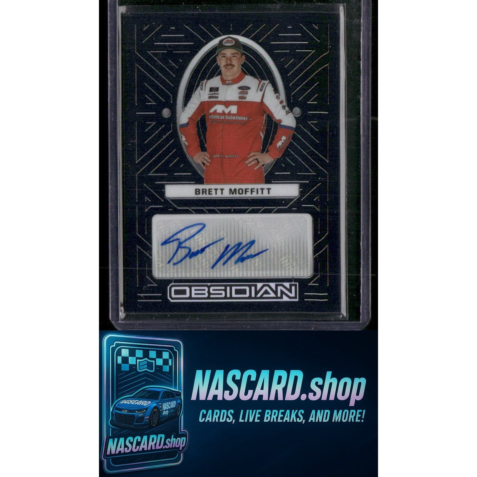 2023 Panini Chronicles #BM Brett Moffitt Obsidian Signatures - NASCARD.shop