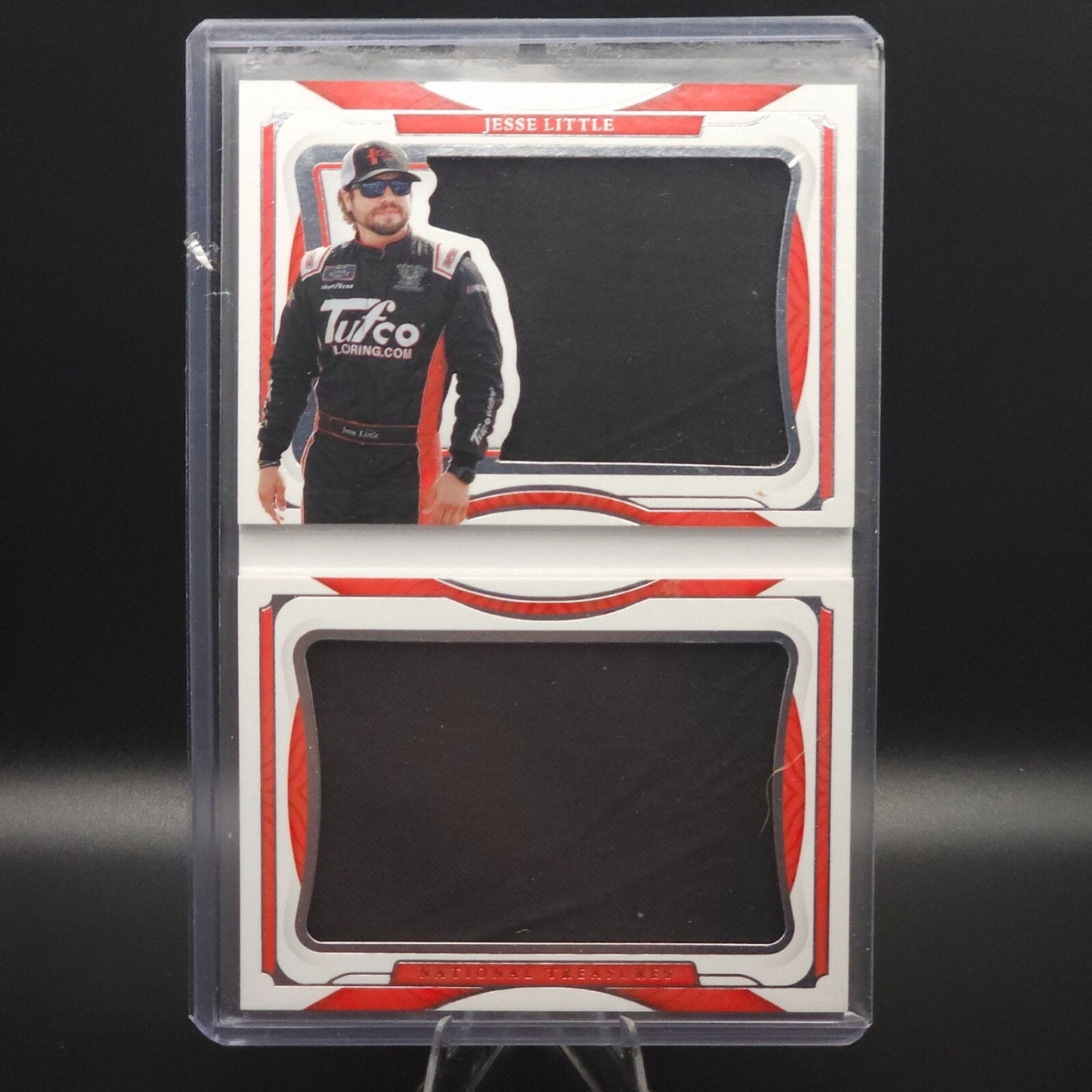 2022 National Treasures Jumbo Dual Firesuit Signature Booklet Jesse Little /25