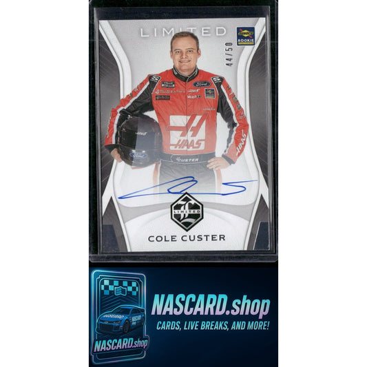 2020 Panini Chronicles #16 Cole Custer Limited Autographs #/50 RC