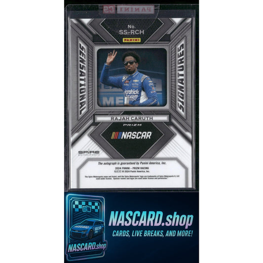 2024 Panini Prizm #SS-RCH Rajah Caruth Sensational Signatures - NASCARD.shop