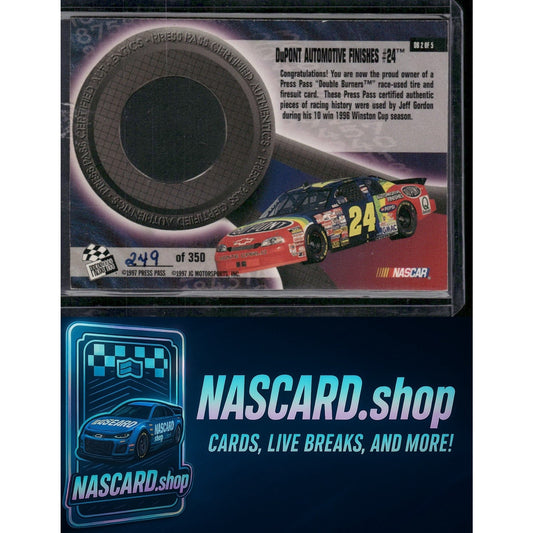 1997 Press Pass Premium #DB 2 Jeff Gordon Double Burners #/350