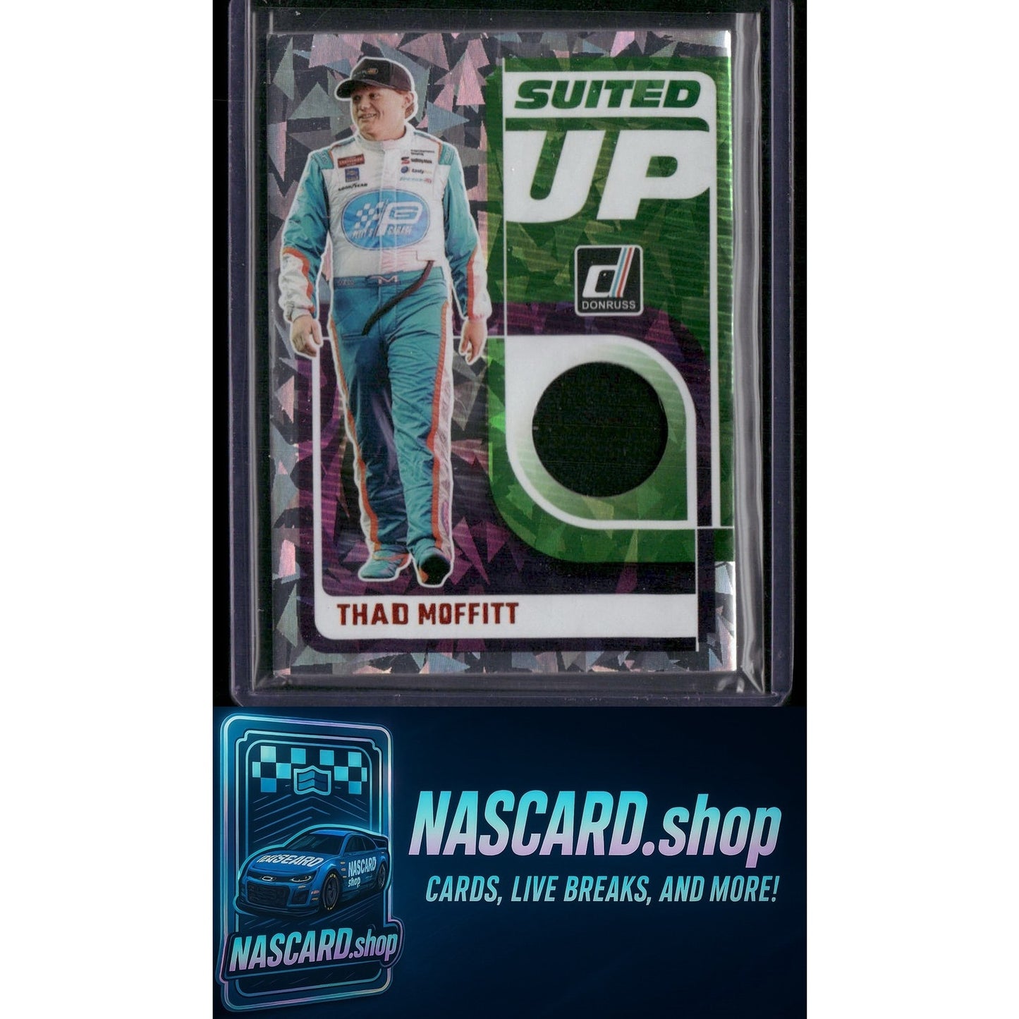 2025 Donruss #SU-TMT Thad Moffitt Suited Up Swatches Orange Ice