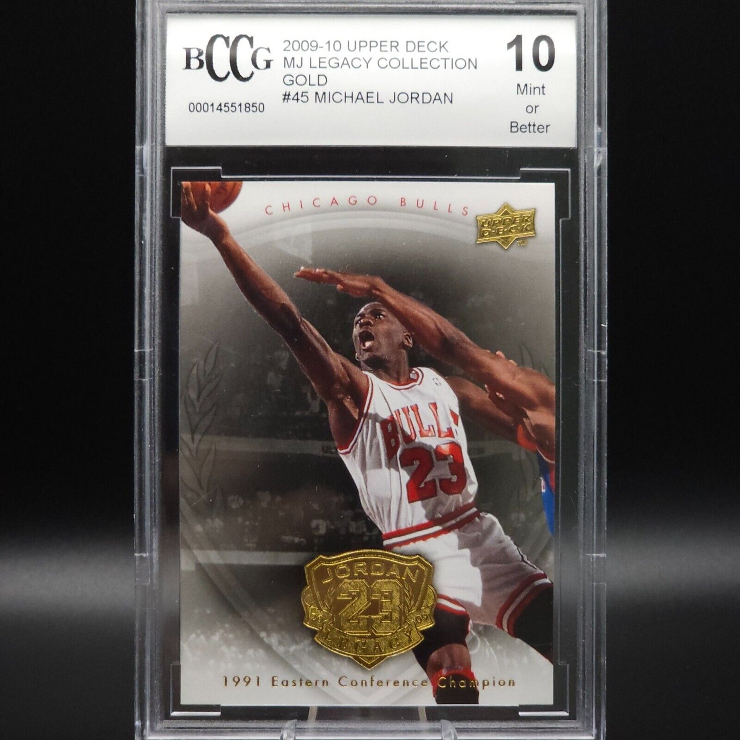 2009-10 Upper Deck MJ Legacy Collection Gold #45 Michael Jordan BCCG 10 - NASCARD.shop