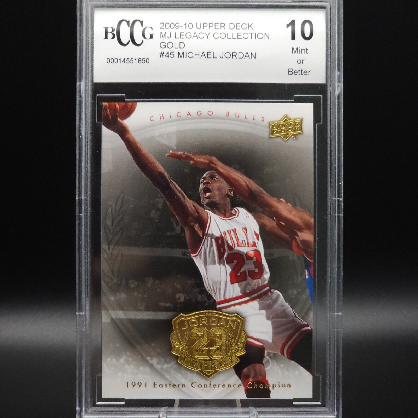 2009-10 Upper Deck MJ Legacy Collection Gold #45 Michael Jordan BCCG 10 - NASCARD.shop