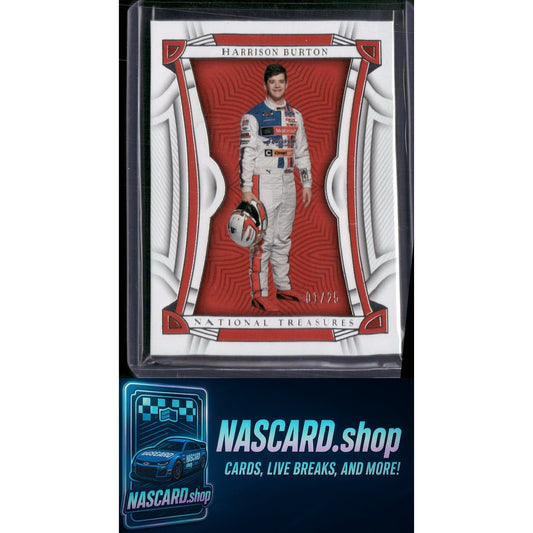2023 Panini National Treasures #10 Harrison Burton #/25 - NASCARD.shop