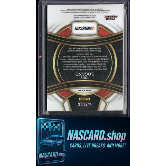 2024 Panini Select #SS-JLG Joey Logano Selective Swatches Flash Prizms - NASCARD.shop