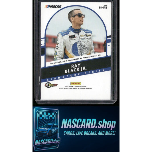 2022 Donruss #SS-RB Ray Black Jr. Signature Series Red #/99