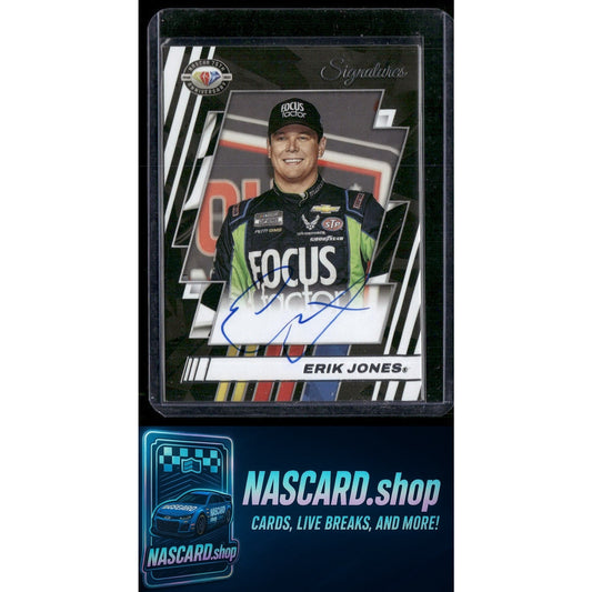 2023 Panini National Treasures Erik Jones NASCAR 75th Anniversary Signatures