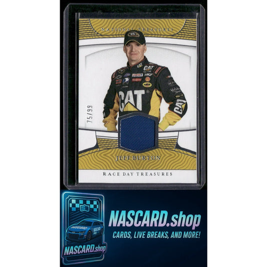 2023 Panini National Treasures Jeff Burton Race Day Treasures Firesuits #/99 - NASCARD.shop