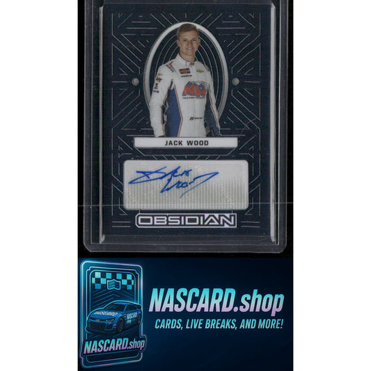 2023 Panini Chronicles #JW Jack Wood Obsidian Signatures - NASCARD.shop