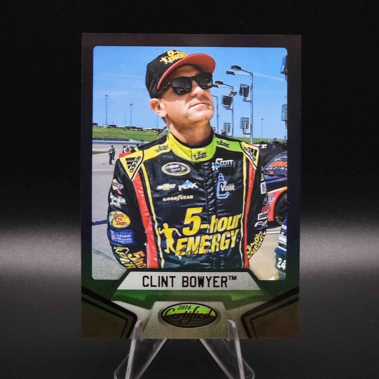 2016 Panini Certified Mirror Black #24 Clint Bowyer 1/1 - NASCARD.shop