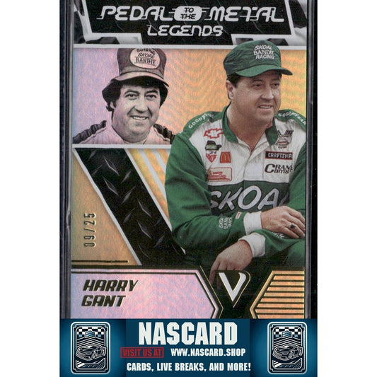 2019 Panini Victory Lane #71 Harry Gant Pedal to the Metal Gold - NASCARD.shop
