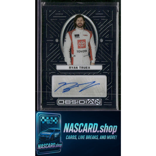 2023 Panini Chronicles #RT Ryan Truex Obsidian Signatures - NASCARD.shop