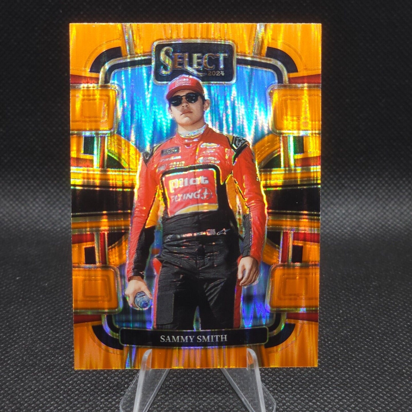 2024 Panini Select Racing Grandstand Orange Flash Prizm #47 Sammy Smith - NASCARD.shop