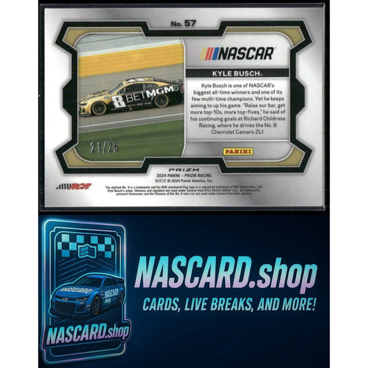 2024 Panini Prizm #57 Kyle Busch Mojo #/25