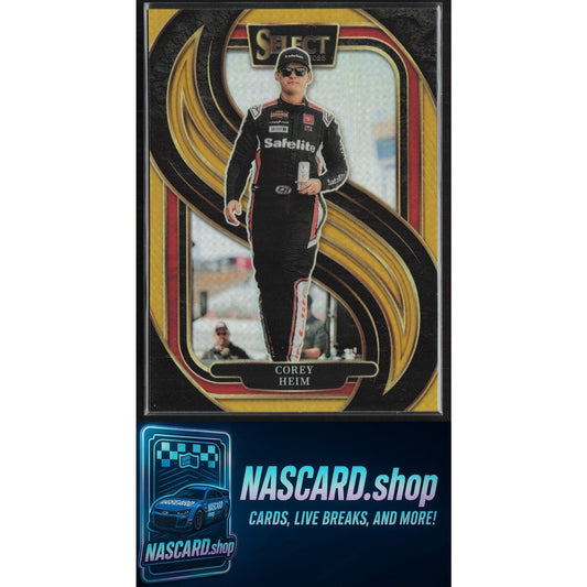 2025 Panini Select #257 Corey Heim Gold Prizms #/10
