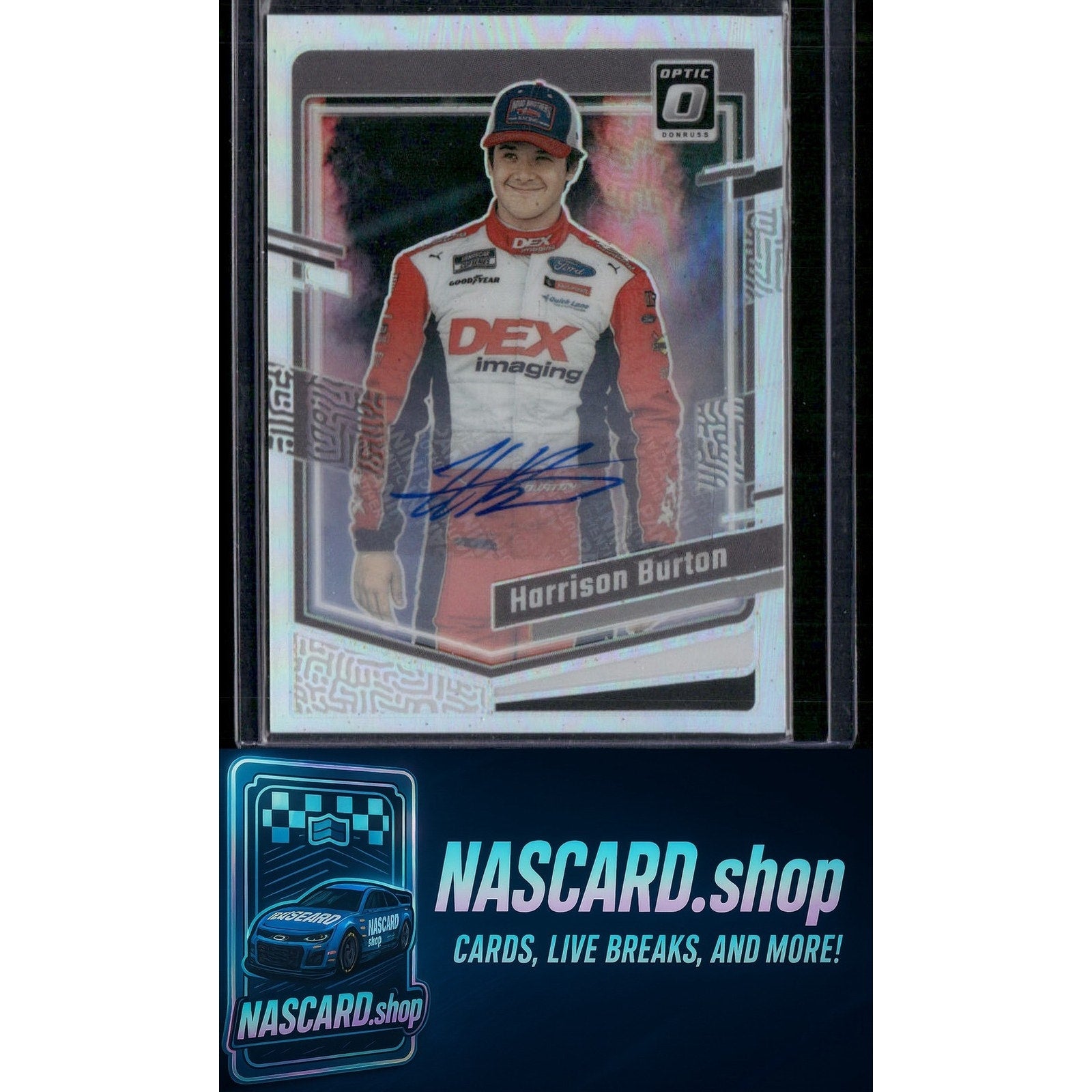 2024 Donruss #67 Harrison Burton Optic Signatures - NASCARD.shop
