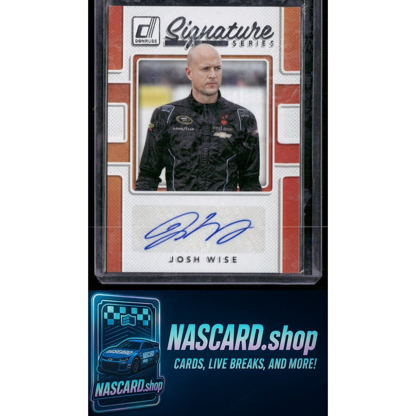 2018 Donruss #SS-JW Josh Wise Signature Series - NASCARD.shop