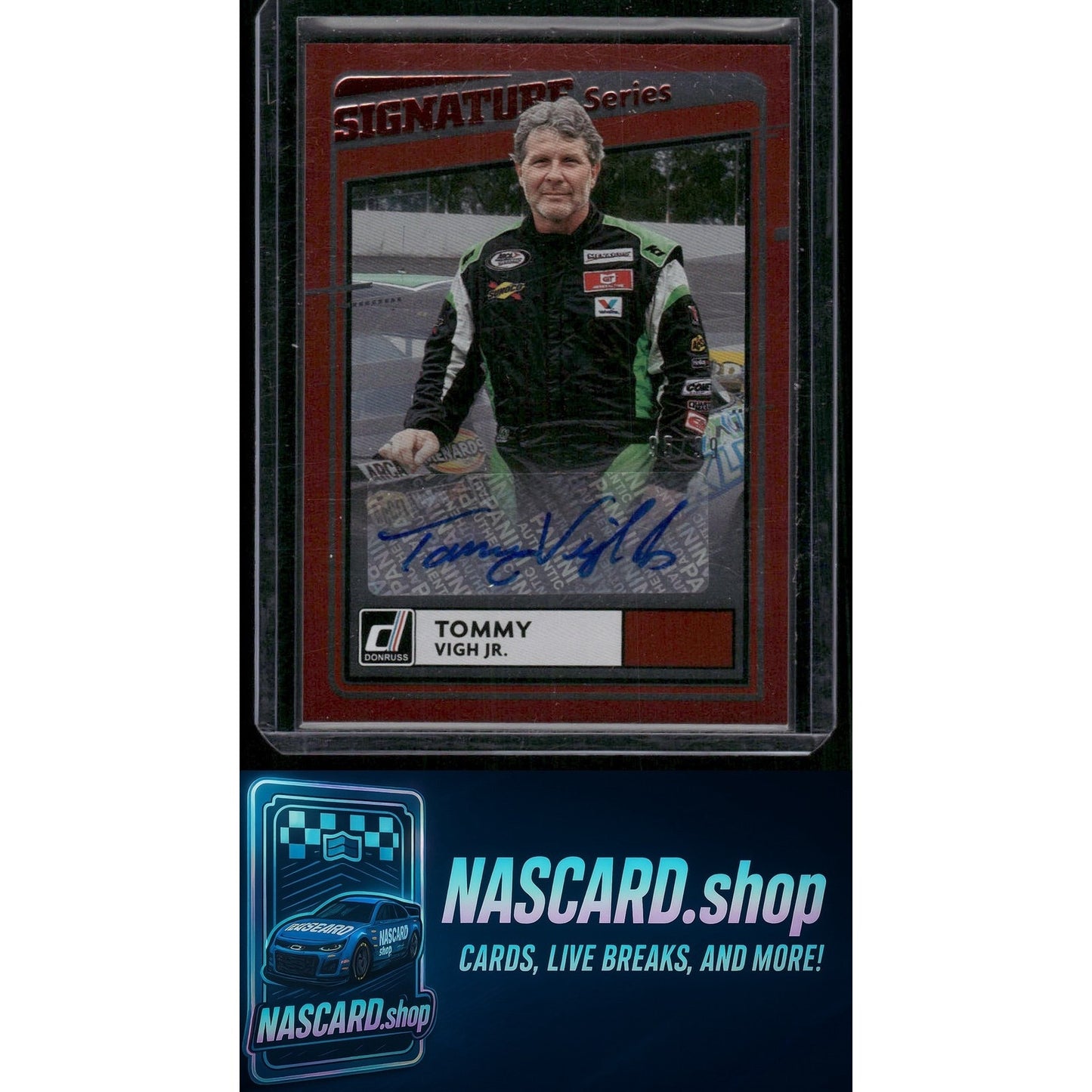 2021 Donruss #SS-TV Tommy Vigh Jr. Signature Series Red #/99