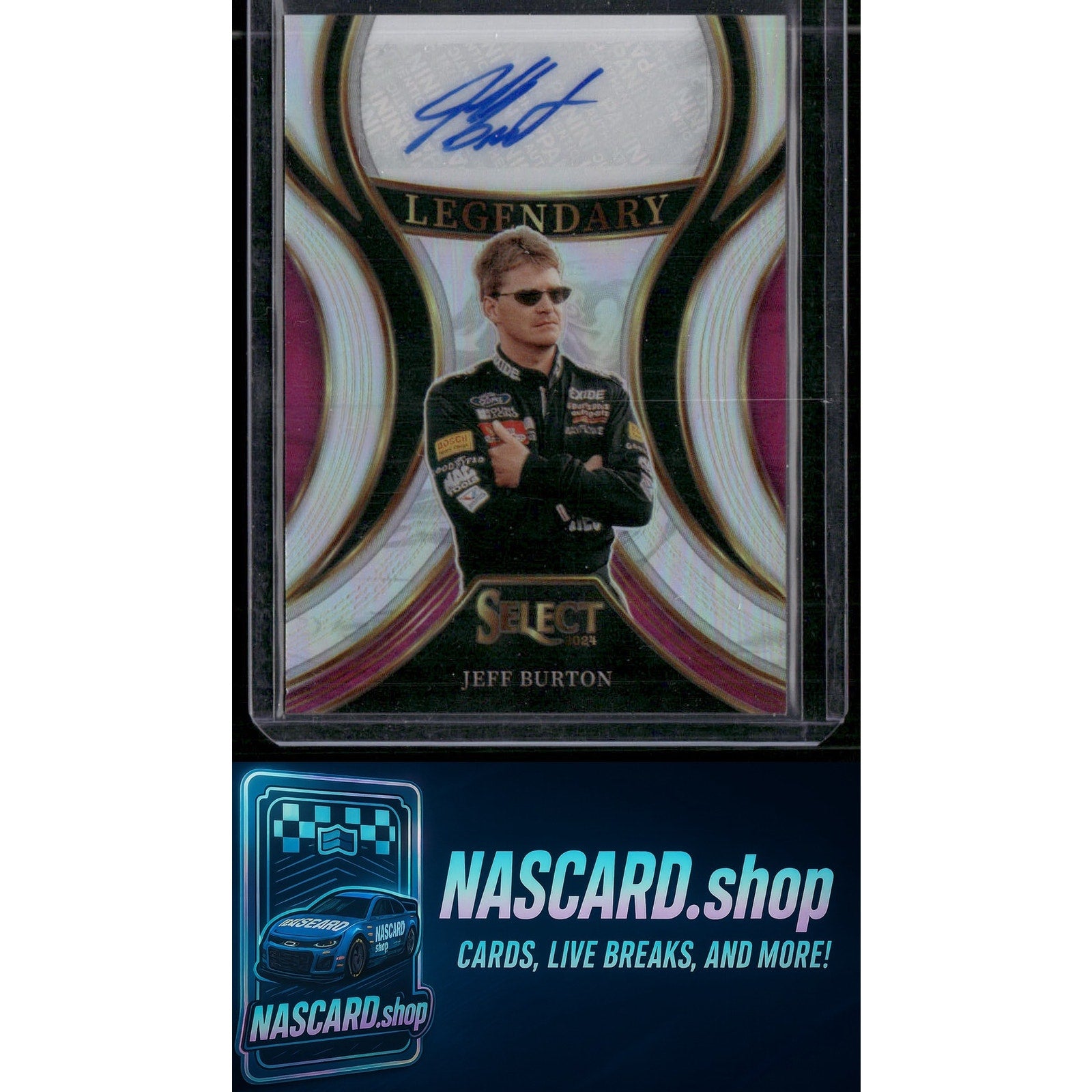 2024 Panini Select #LS-JBT Jeff Burton Legendary Signatures - NASCARD.shop