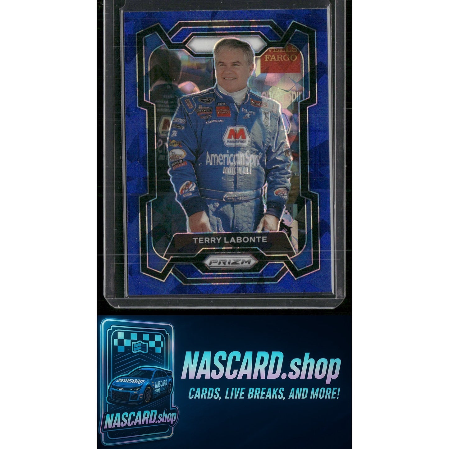 2024 Panini Prizm #26 Terry Labonte Blue Ice - NASCARD.shop