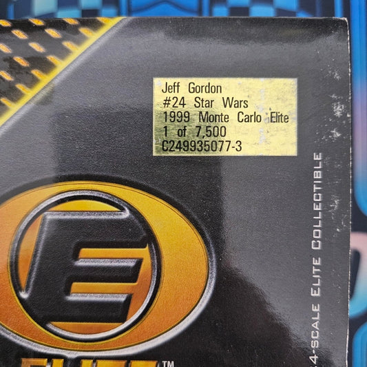 Jeff Gordon #24 Star Wars 1999 Diecast Car 1:24 Action Elite Limited Edition