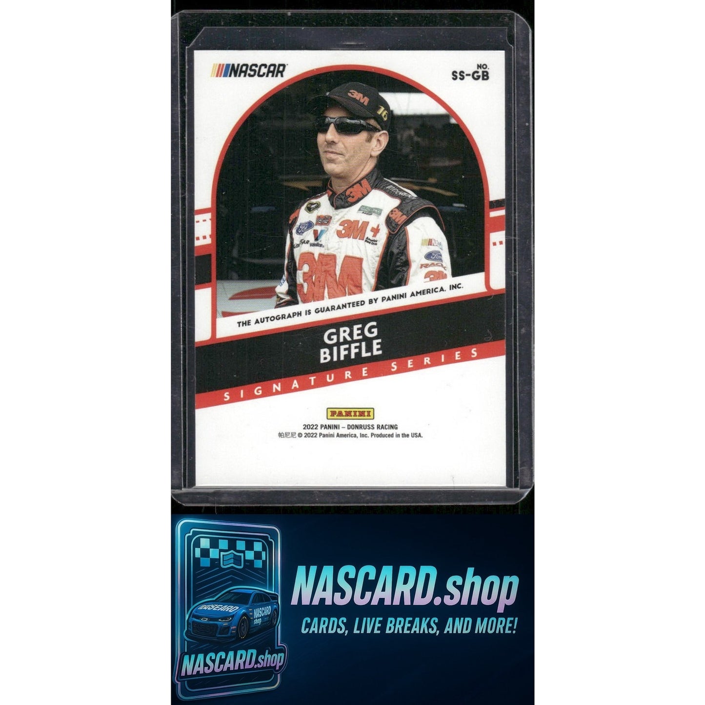 2022 Donruss #SS-GB Greg Biffle Signature Series