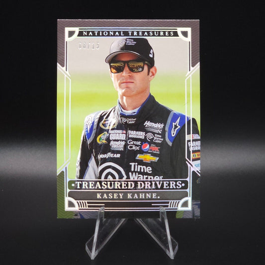 2023 Panini National Treasures - Treasured Drivers Holo Silver Kasey Kahne /15