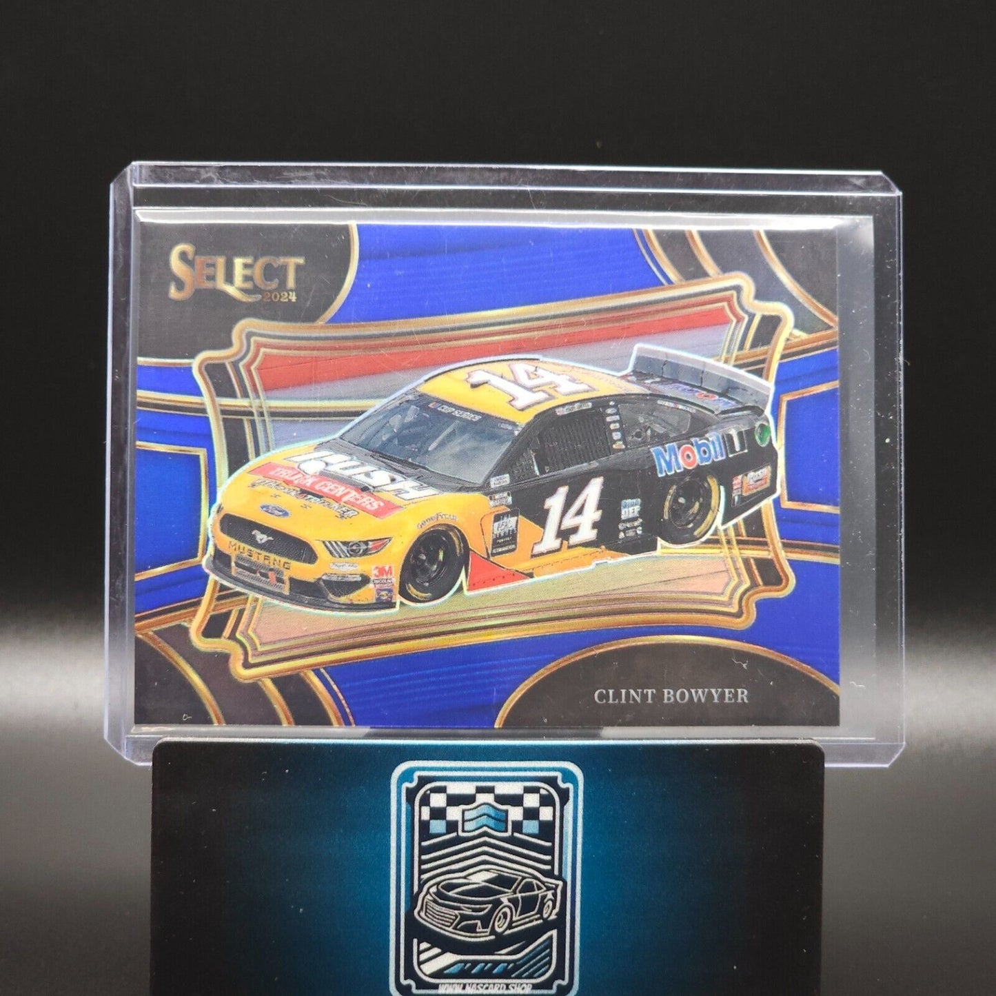 2024 Panini Select - Pit Road Blue Prizm #117 Clint Bowyer /175 - NASCARD.shop